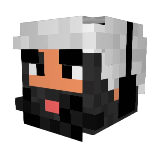 Eibongle Minecraft avatar head, 3D render