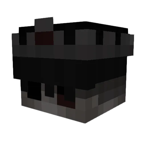 Eichelhunter Minecraft avatar head, 3D render