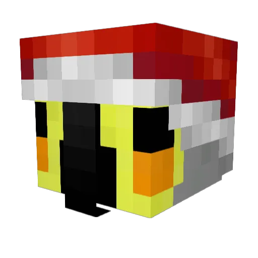 EidolonWing Minecraft avatar head, 3D render