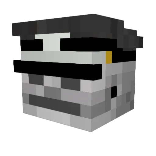 EierkraulerBernd Minecraft avatar head, 3D render