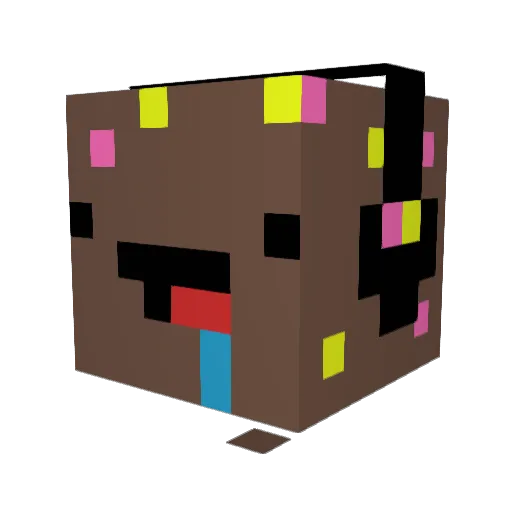 Eierschleifer Minecraft avatar head, 3D render