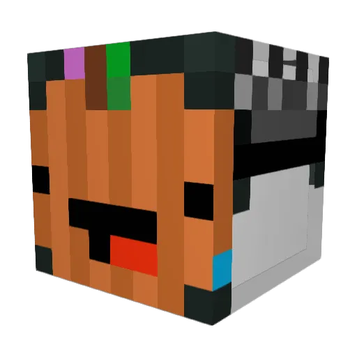EiffelZz2010 Minecraft avatar head, 3D render