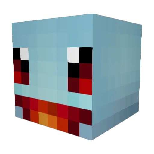 Eight_Legged_Man Minecraft avatar head, 3D render