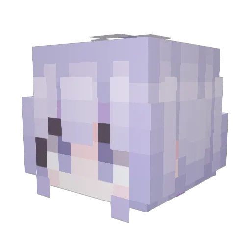 Eiheyzs Minecraft avatar head, 3D render