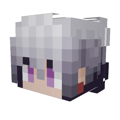 EijiVT Minecraft avatar head, 3D render