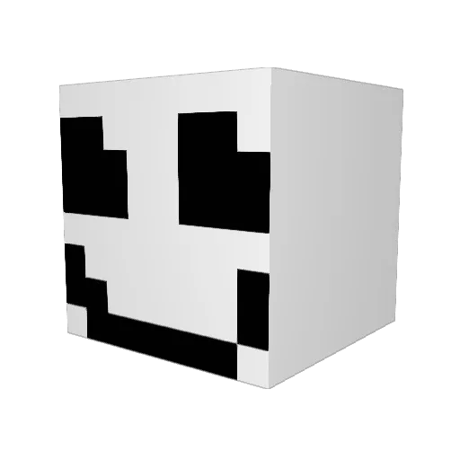 Eiki111 Minecraft avatar head, 3D render
