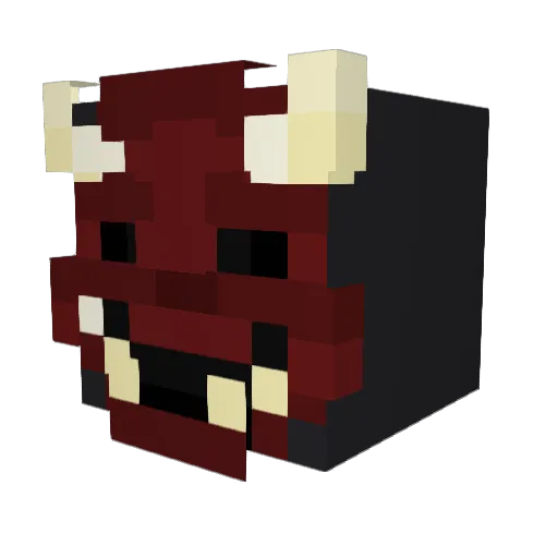 Eiki_FR Minecraft avatar head, 3D render