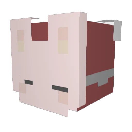 EilishBaird Minecraft avatar head, 3D render