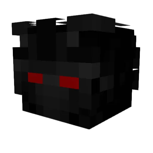 EilishVz Minecraft avatar head, 3D render