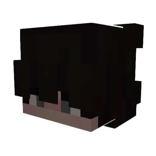 Eimantux Minecraft avatar head, 3D render