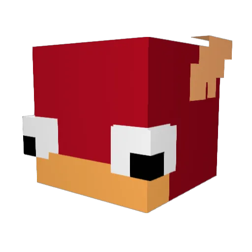 EimohPvP Minecraft avatar head, 3D render