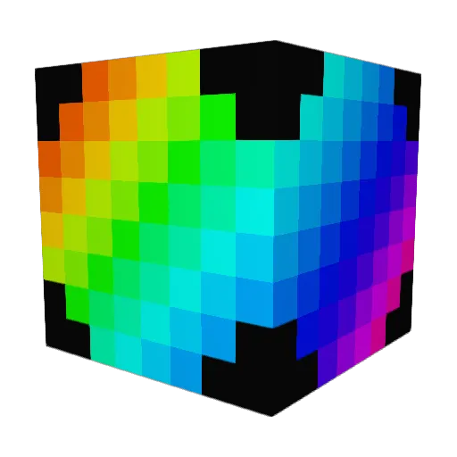 EinAnderesZebra Minecraft avatar head, 3D render