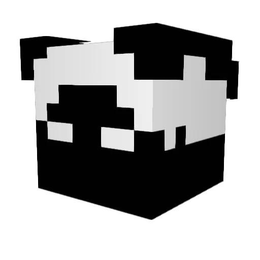 EinEinsamerRabe Minecraft avatar head, 3D render