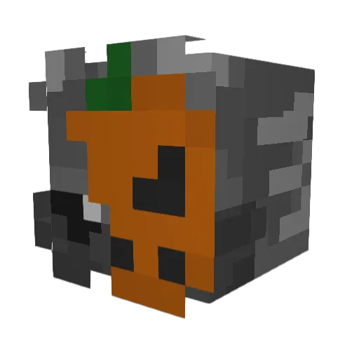 EinGekko Minecraft avatar head, 3D render
