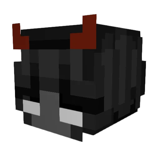 EinMomo Minecraft avatar head, 3D render