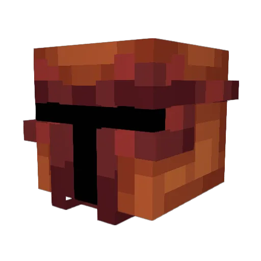 EinTarget Minecraft avatar head, 3D render