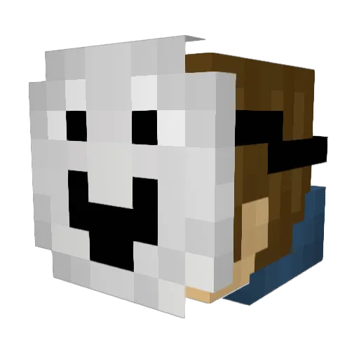 EinTor Minecraft avatar head, 3D render