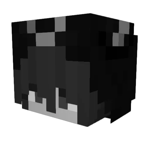 EinVersuch Minecraft avatar head, 3D render