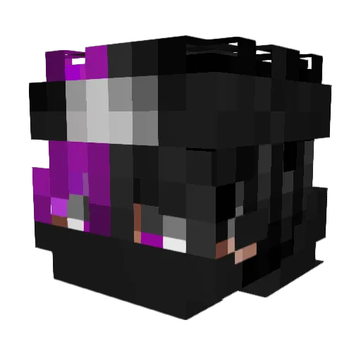 EinZweiPillen Minecraft avatar head, 3D render