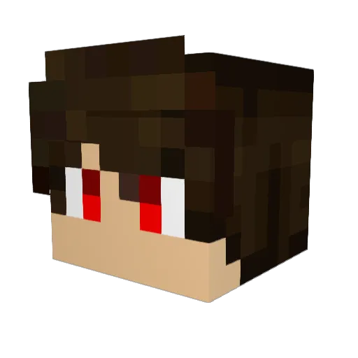 EinarSmari Minecraft avatar head, 3D render