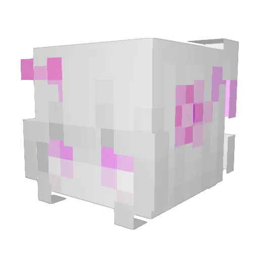 Einf1ach_Flow Minecraft avatar head, 3D render
