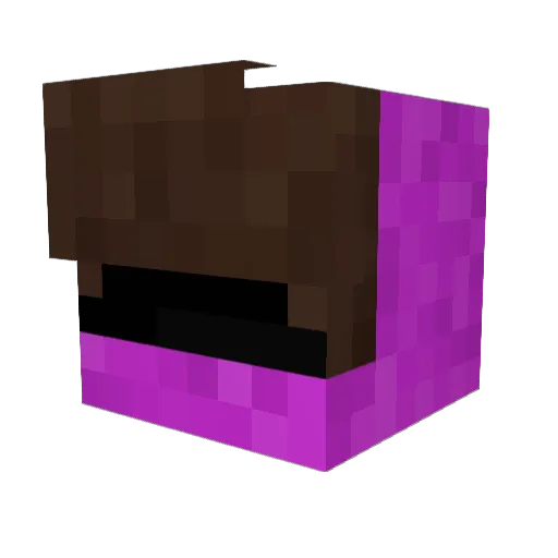 EinfachBrille Minecraft avatar head, 3D render
