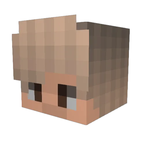 EinfachEcki Minecraft avatar head, 3D render