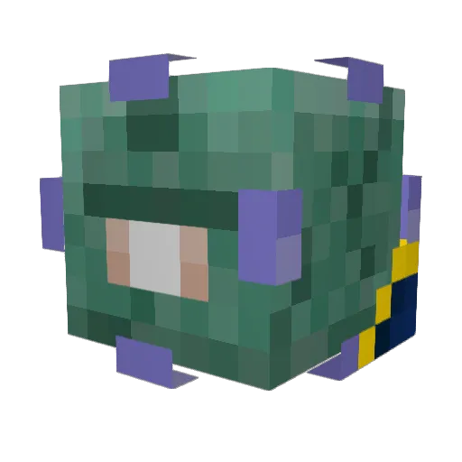 EinfachKnakrack Minecraft avatar head, 3D render