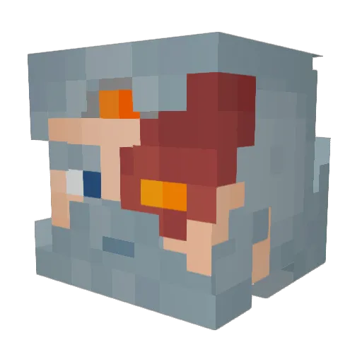 EinfachLucas_ Minecraft avatar head, 3D render