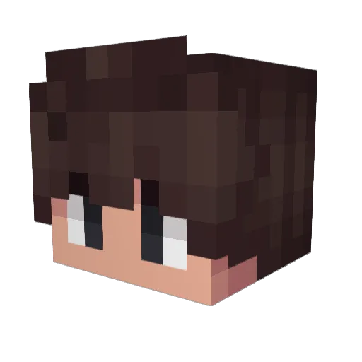 EinfachMana Minecraft avatar head, 3D render