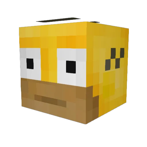 Einfach_Schlecht Minecraft avatar head, 3D render