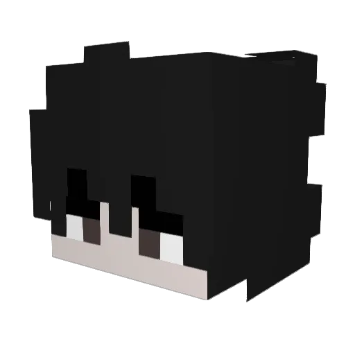 EinhornSteak Minecraft avatar head, 3D render