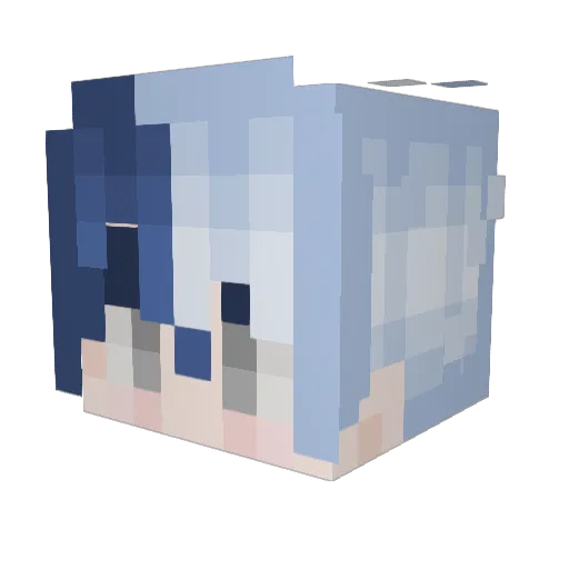 EinradIngwer694 Minecraft avatar head, 3D render