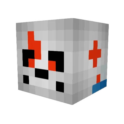 EinsAsteroid871 Minecraft avatar head, 3D render