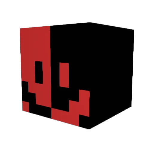 EinsEsel Minecraft avatar head, 3D render