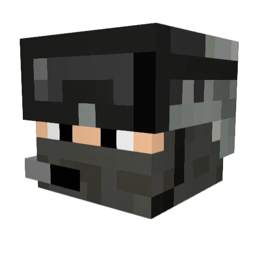 Einsenhorm Minecraft avatar head, 3D render