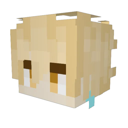 Einzelkrantz Minecraft avatar head, 3D render