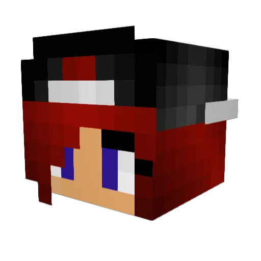 Eiram131 Minecraft avatar head, 3D render