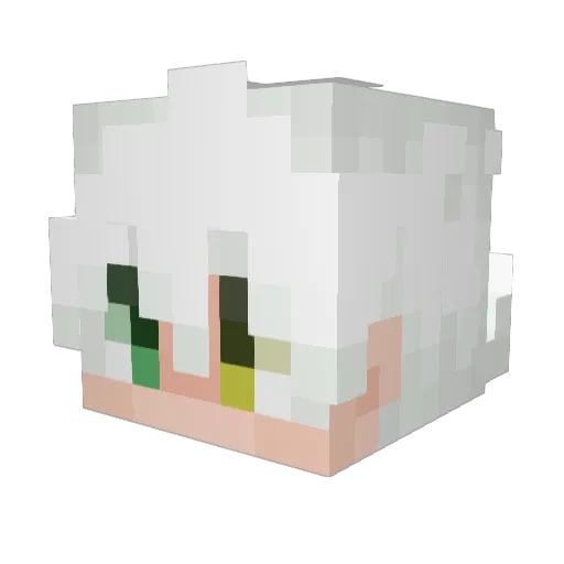 Eirikir_XD Minecraft avatar head, 3D render