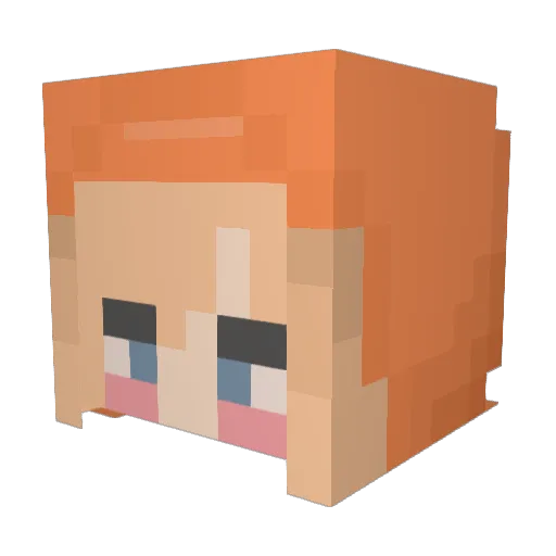EisBearDragon Minecraft avatar head, 3D render