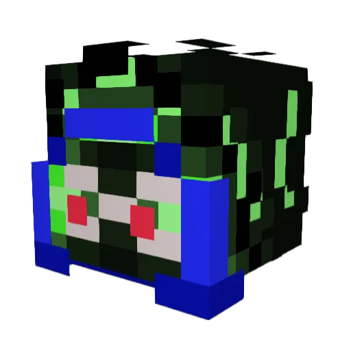 Eisberg1301 Minecraft avatar head, 3D render