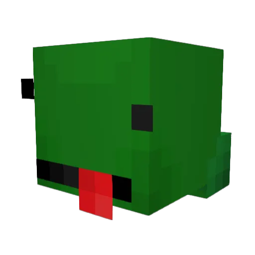 EisiGamer Minecraft avatar head, 3D render