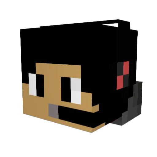 Eismann0304 Minecraft avatar head, 3D render