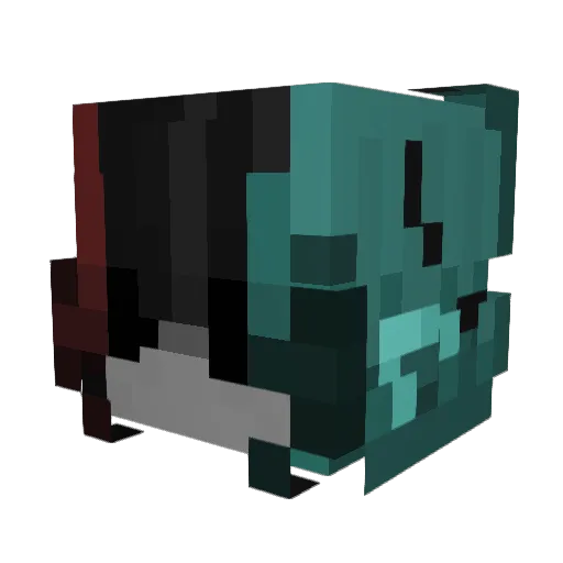 Eisoovi Minecraft avatar head, 3D render