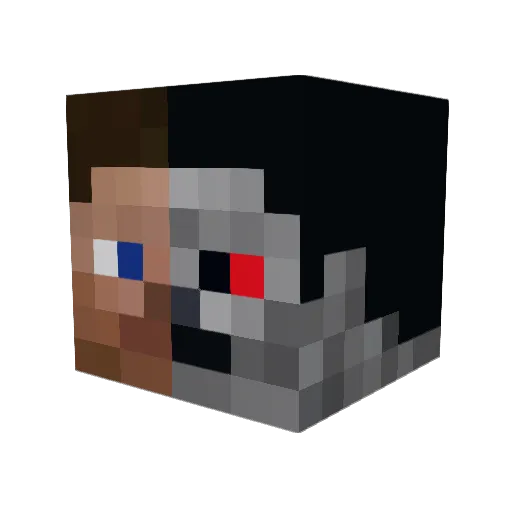 Eisotopius20 Minecraft avatar head, 3D render