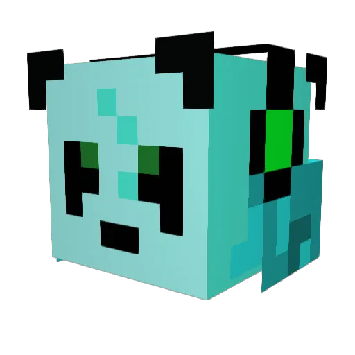 EisteeMaster Minecraft avatar head, 3D render