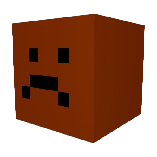 Eitech102 Minecraft avatar head, 3D render