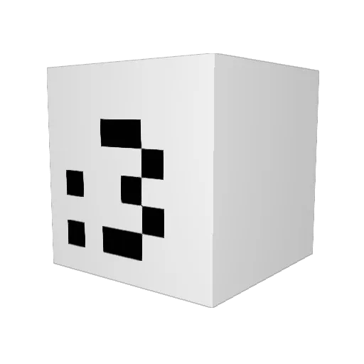 Eithaann Minecraft avatar head, 3D render