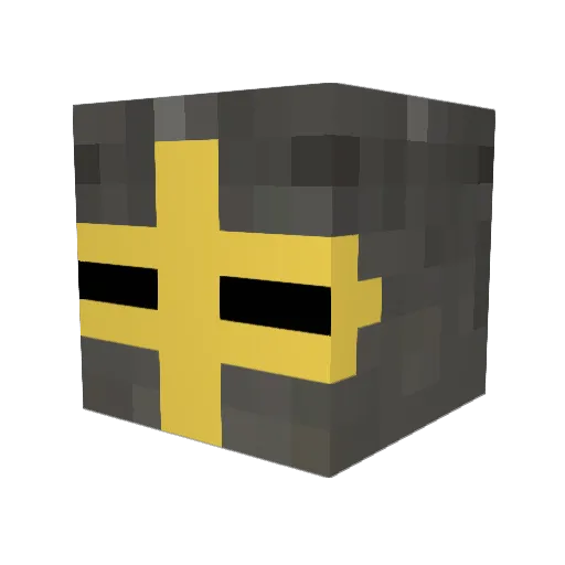 Eithan16 Minecraft avatar head, 3D render