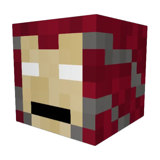 Eithen32 Minecraft avatar head, 3D render
